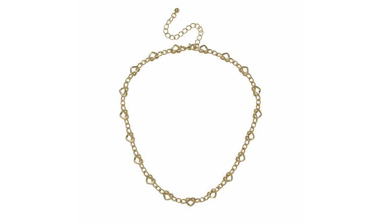 Liars & Lovers Gold Plated Heart Chain Necklace