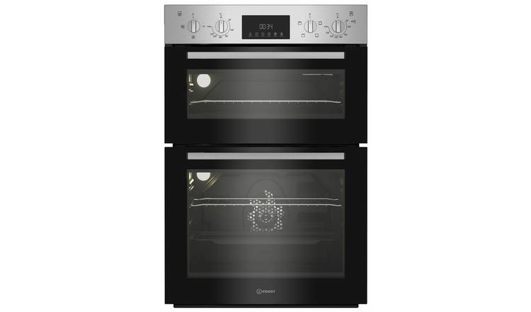 Indesit DII10DIX Built In Double Electric Oven - S/Steel
