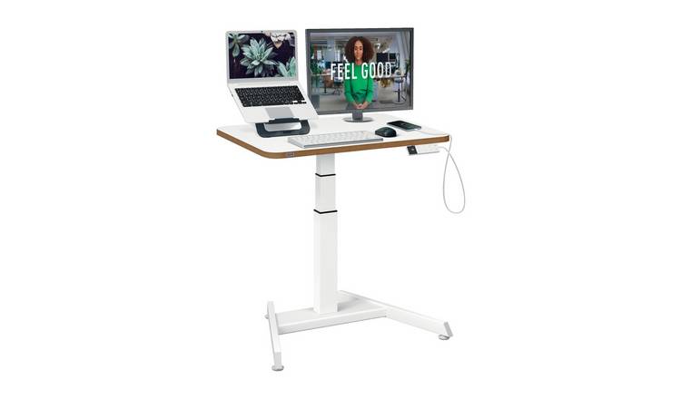 Leitz Ergo Small Electric Sit Stand Desk - White
