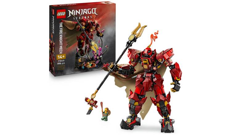 LEGO NINJAGO The Fire Knight Mech Toy Building Set 71846