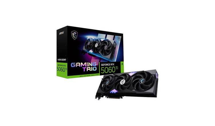 MSI GeForce RTX 5060 Ti 16GB Gaming Trio OC Graphics Card