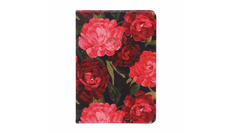 Argos Home Week To Page Floral Velvet Organiser 2026 Diary