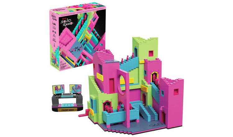 MEGA Squid Game Staircase Building Toy Kits & Action Figure 