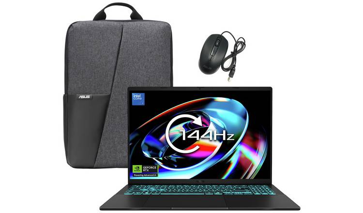 ASUS Vivobook 16in i7 16GB 1TB RTX 5070 Gaming Laptop Bundle