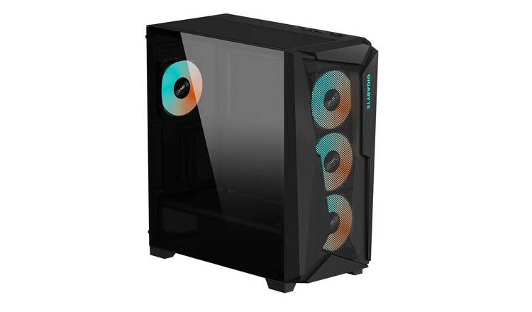 GIGABYTE C301 Glass Mid Tower Case - Black