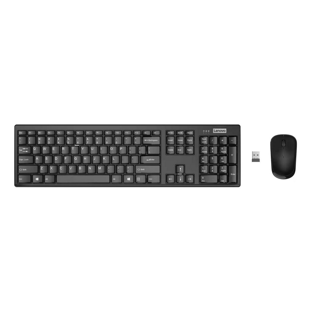 Lenovo 100 USB-A Wireless Mouse and Keyboard