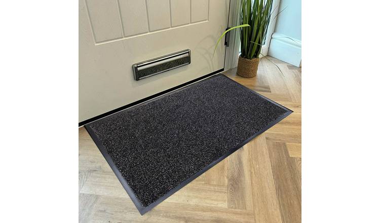 Mighty Mats Dirt Buster Dark Grey Doormat - 50x80cm