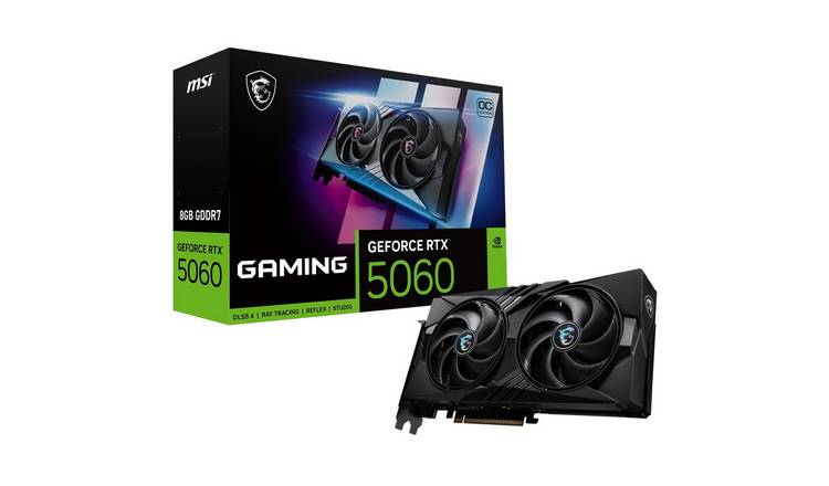 MSI GeForce RTX 5060 8GB Gaming OC Graphics Card