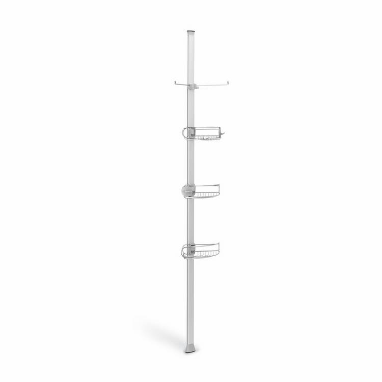 Simplehuman Large Tension Shower Caddy - Stainless Steel 0