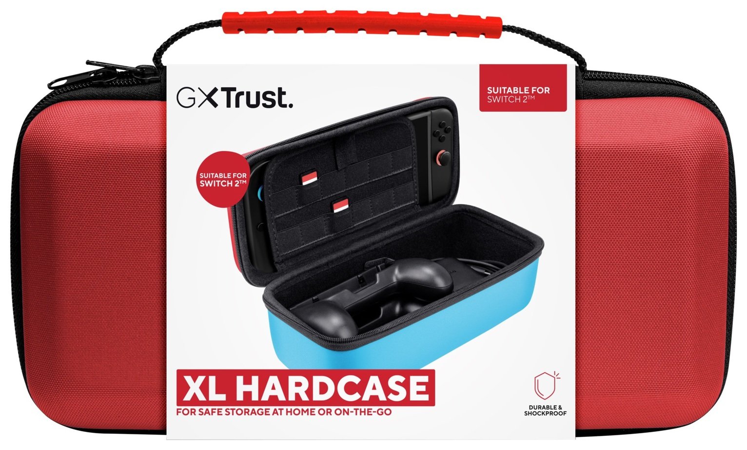 Buy Trust GXT XL Travel Case For Nintendo Switch 2 - Red & Blue