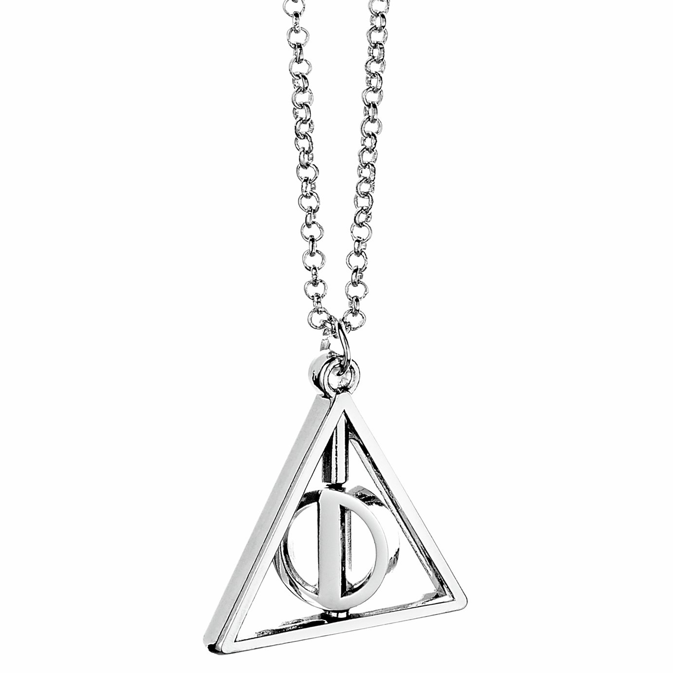 Harry Potter Spinning Deathly Hallows Necklace Gift Box