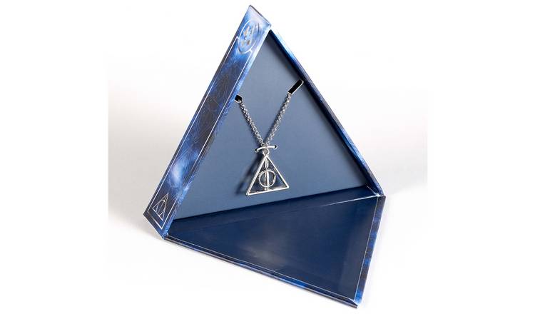 Harry Potter Spinning Deathly Hallows Necklace Gift Box