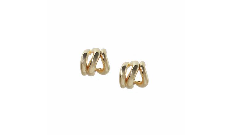 Liars & Lovers Gold Mini Wave Hoop Earrings