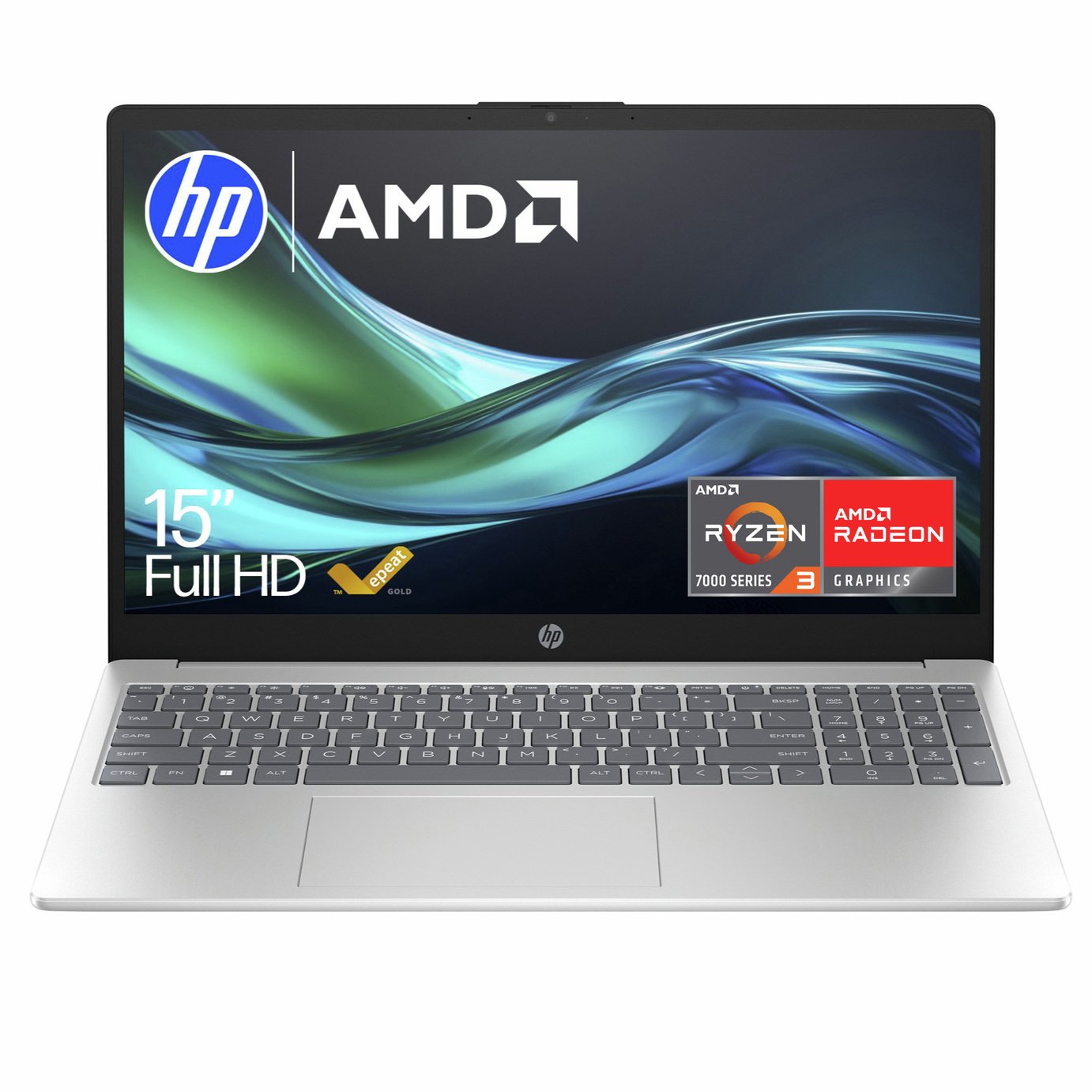 HP BM2U7EA 15.6in R3 8GB 512GB - Laptop - Silver