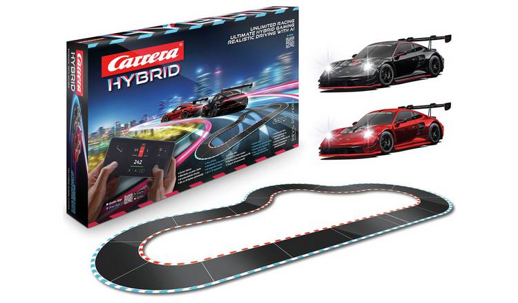Carrera Hybrid AI-Integrated Car Racing Game