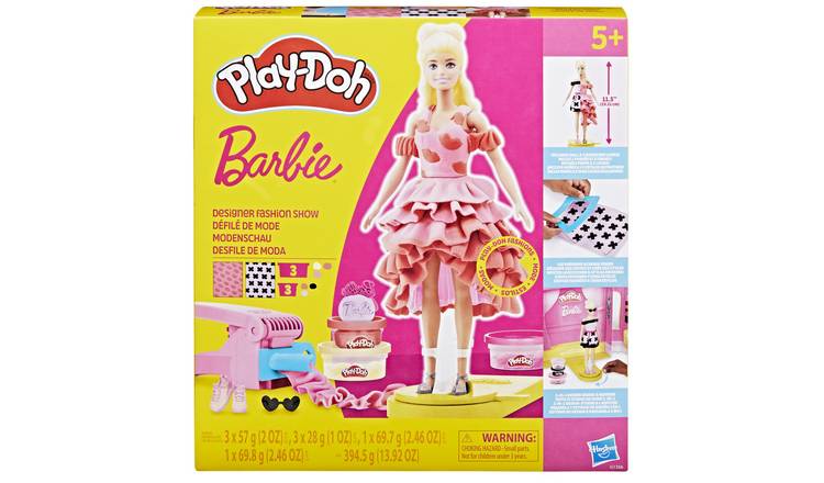 Play-Doh Barbie Designer Fashion Show Playset with 6 Tubs