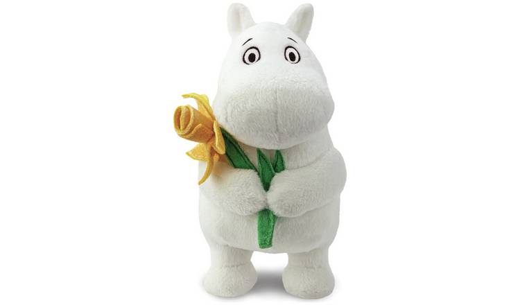 Aurora World Moomin Standing With Daffodil 6.5 In Soft Toy