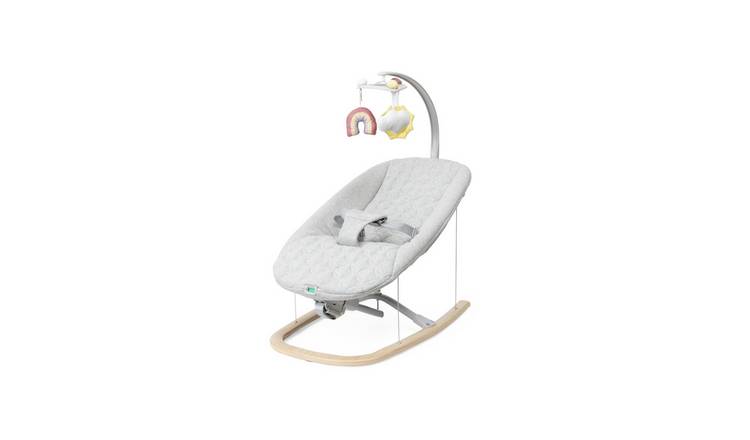 Chicco Zen Wave Rocker Baby Bouncer - Wooden Grey