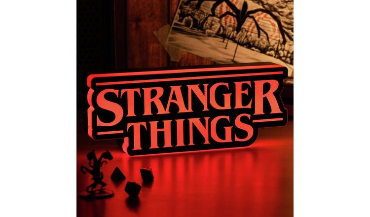 Stranger Things Logo LED Novelty Light - Red & Black