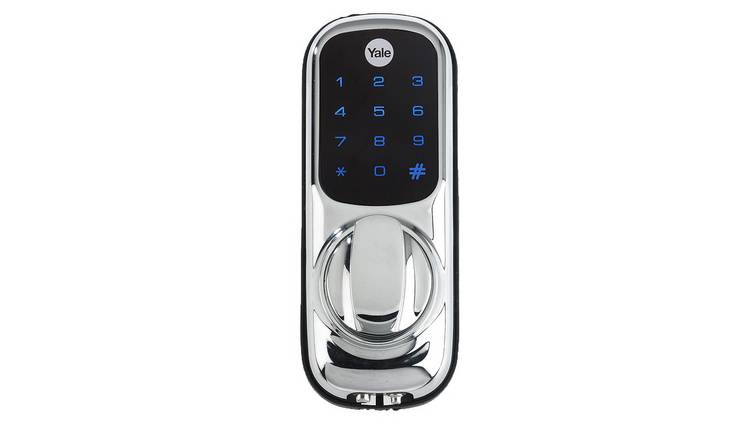 Yale Keyless Polished Chrome Effect Smart Digital Door Lock