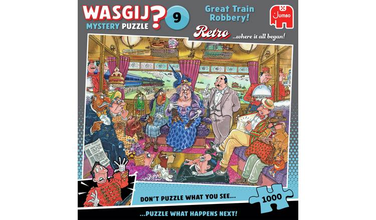 Wasgij Retro Great Train Robbery 1000 Piece Puzzle