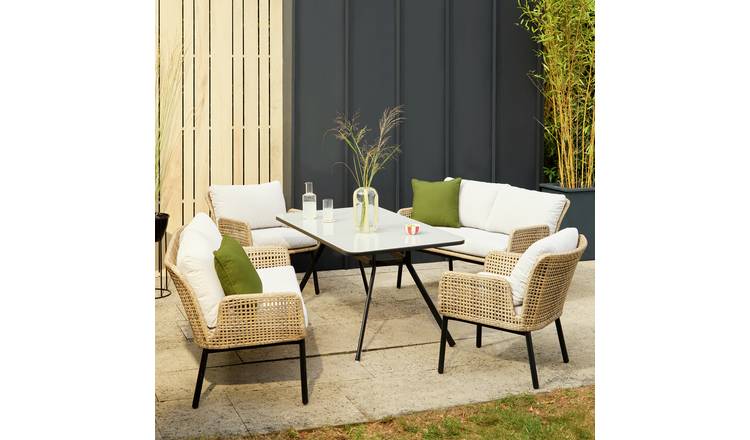 Habitat Timeless 6 Seater Garden Sofa Set