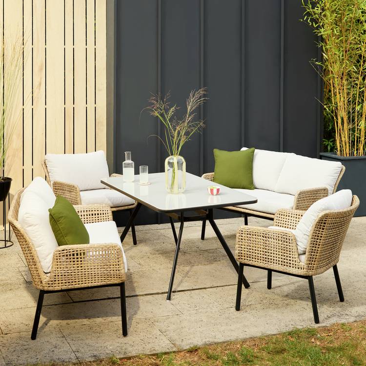 Habitat Timeless 6 Seater Garden Sofa Set 0