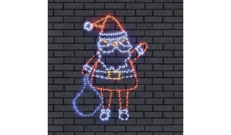 Premier Twinkling 469 LEDs Flexibright Christmas Santa