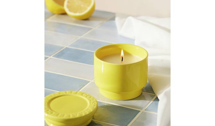 Habitat Destinations Lidded Ceramic Candle - Amalfi