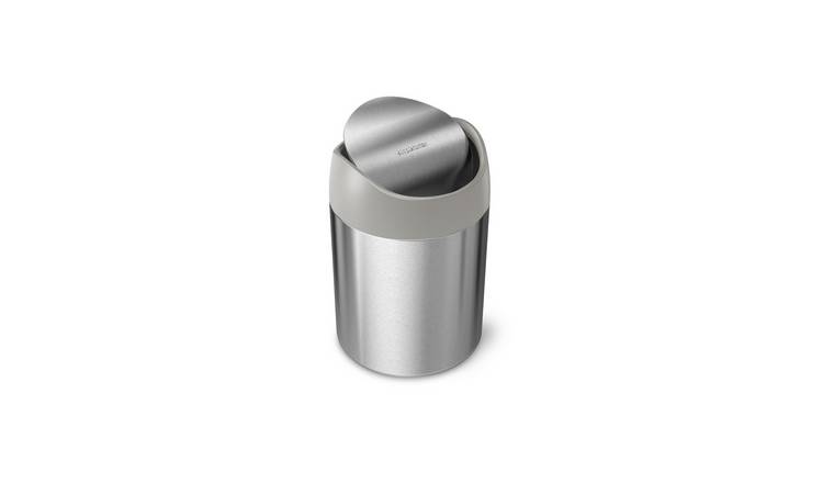 Simplehuman 1.5L Mini Waste Bin - Stainless Steel