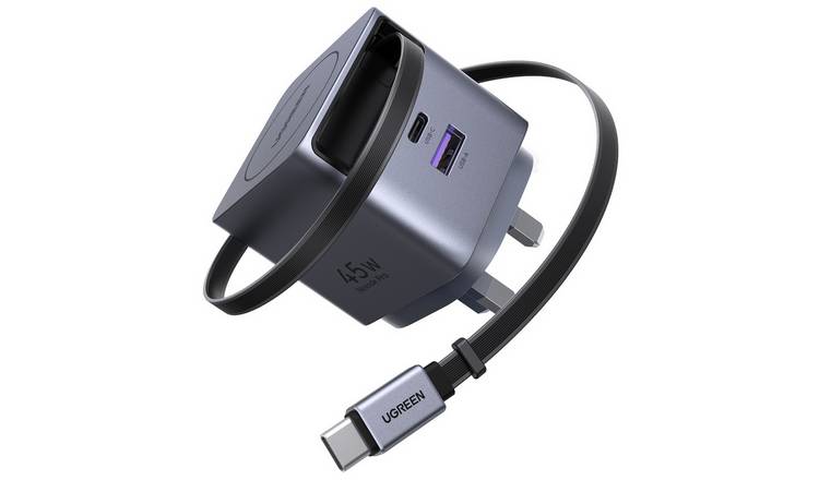 UGREEN Nexode Pro 45W Charger with Retractable USB-C Cable