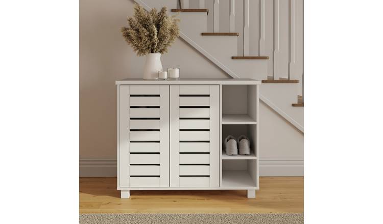 GFW Bodie Shoe Cabinet Storage - White