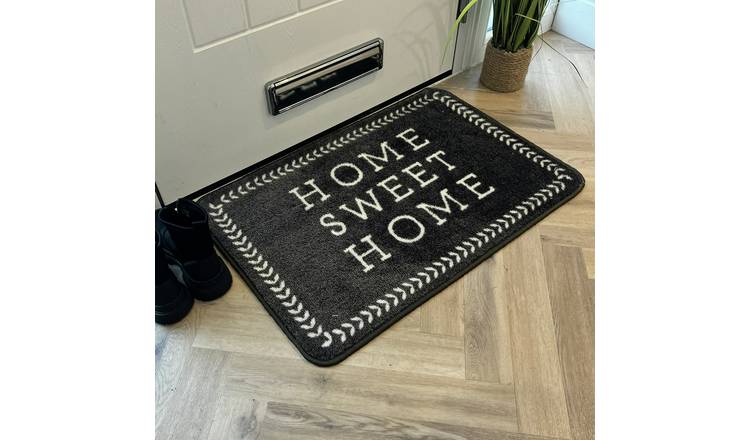 Mighty Mats Supersoft Washable Sweet Home Doormat - 50x75cm