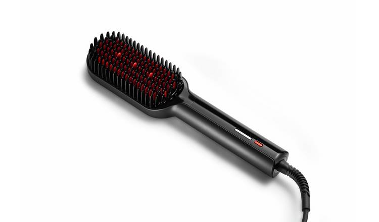 Tymo Ionic Plus Hair Straightening Brush - Black