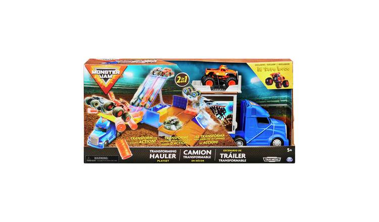 Monster Jam Transforming Hauler Playset 