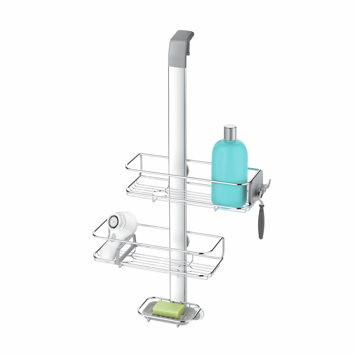 Simplehuman Overdoor Shower Caddy - Stainless Steel