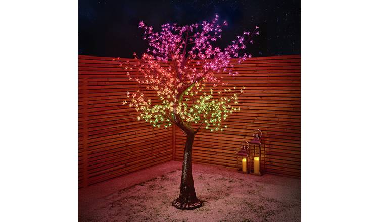 Premier 26m Cherry Blossom Colour Changing Artificial Tree