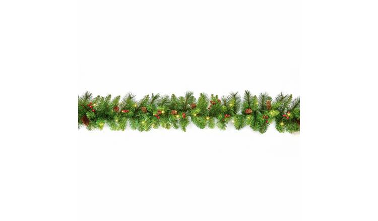 National Tree Prelit 50 LEDs Everyday Christmas Garland