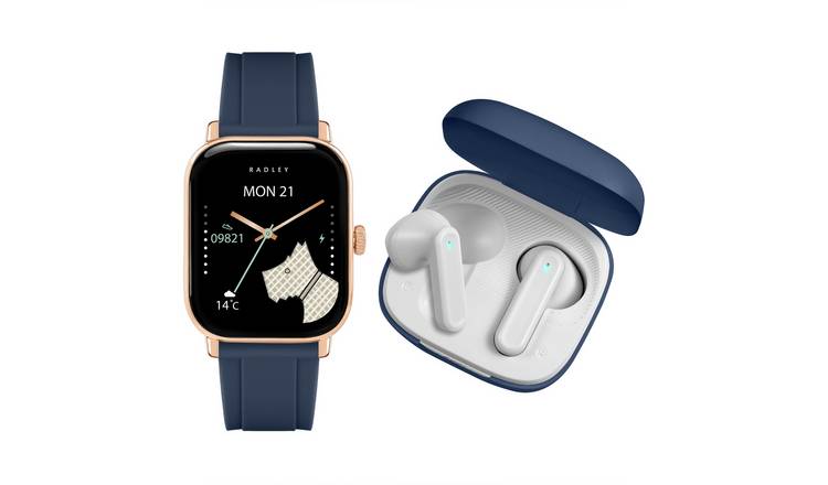 Radley Petite Case Smart Watch and Wireless Earbud Set