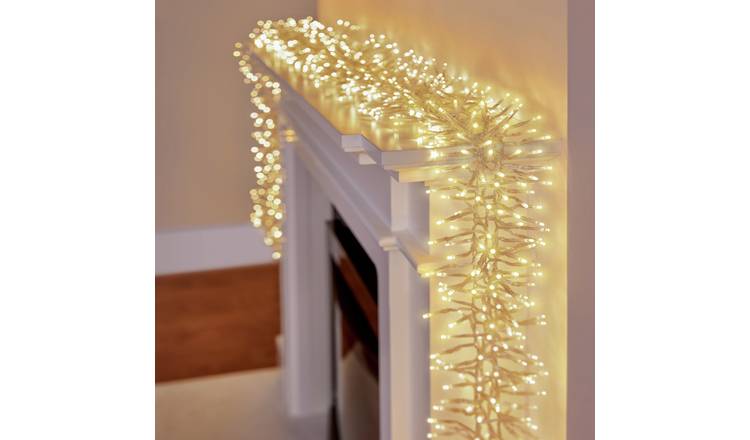 Premier Clusterbright Clear Cable 2000 LED Christmas Lights