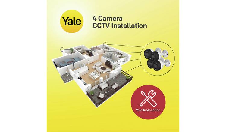 Yale 4 Camera Cctv Installation