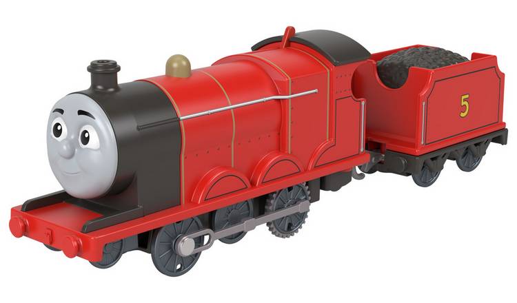Motorised Classic James Engine, Battery-Powered Toy Train