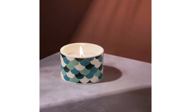 Fired Earth Medium Candle - Green Tea & Bergamot