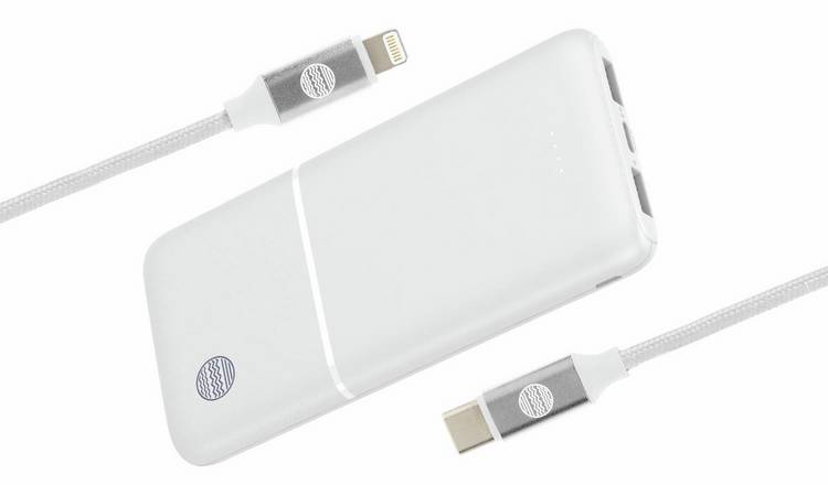 Our Pure Planet OPP200 10000mAh Portable Power Bank - White