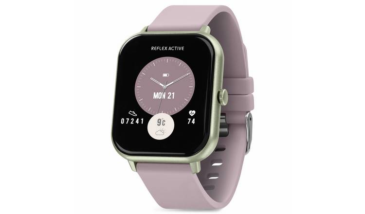 Reflex Active Nexus Pink Silicone Strap Calling Smart Watch