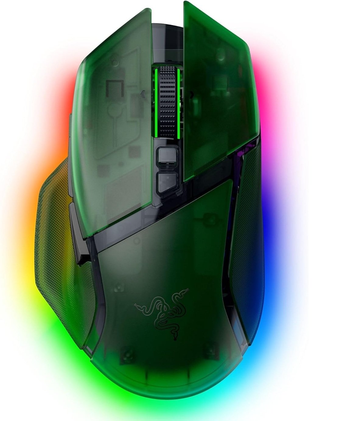 Razer Basilisk V3 Pro 35K Wireless Mouse - Phantom Green
