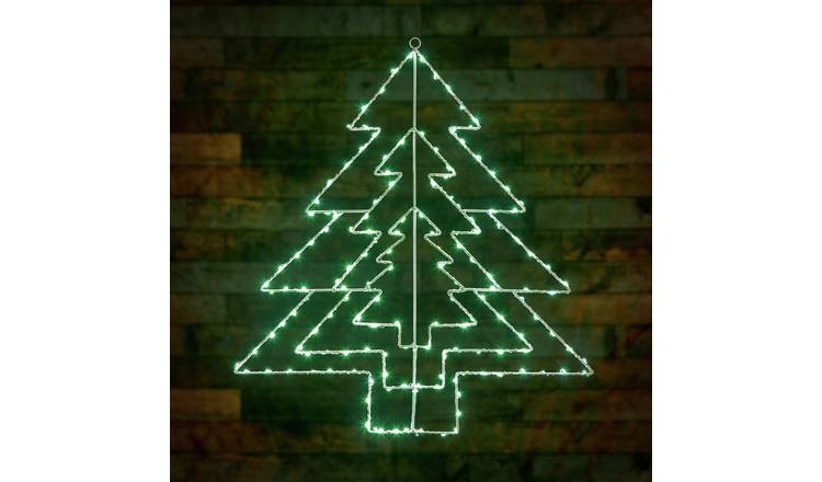 Premier 50cm  Microbrights Green 150 LEDs Christmas Tree