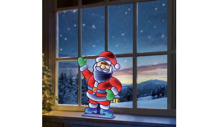 Premier 59cm Standing Santa Infinity Mirror