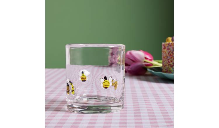 Argos Home Bee Glass Tumbler