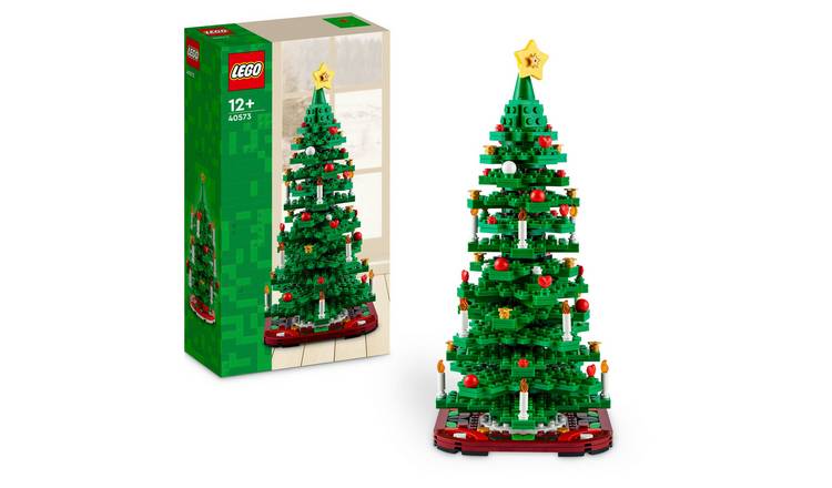 LEGO Christmas Tree Toy, Festive Decor Set for Kids 40573